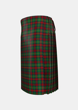 Traditional_Shearer_Tartan_kilt_3202_left_image_with_pleated_design_and_adjustable_buckles_for_men