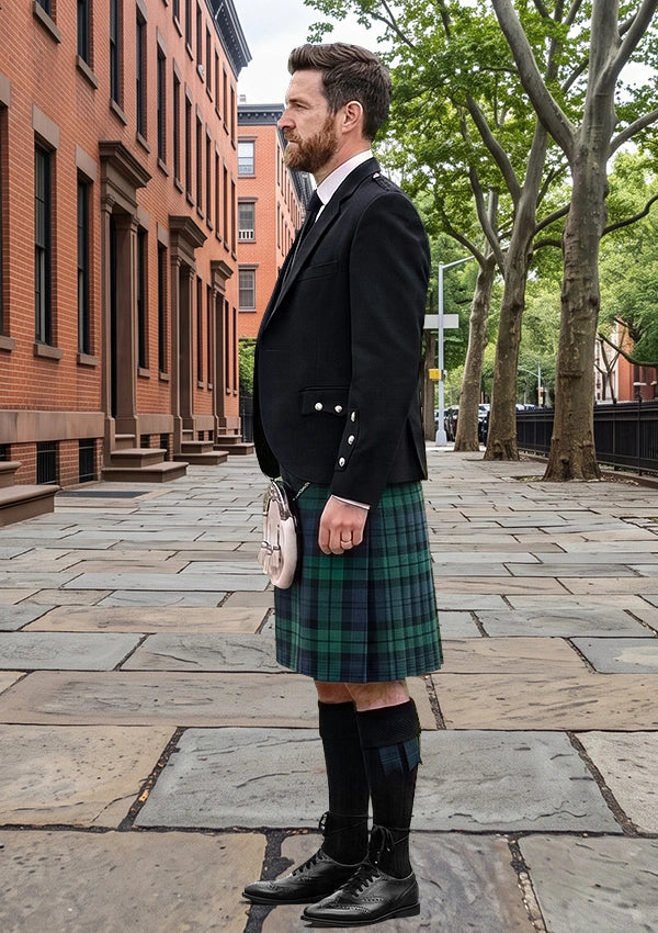 Traditional_Shiel_Purple_Tartan_7583_Kilt_and_Argyle_Jacket_Kilt_Outfit_left_image
