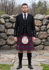 Traditional_Shields_J_Family_Tartan_Kilt_and_Argyle_Jacket_Kilt_Outfit_front_image