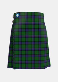 Traditional_Sinclair_Hunting_VS_Tartan_889_kilt_front_image_with_pleated_design_and_adjustable_buckles_for_men