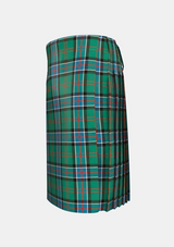 Traditional_Sinclair_tartan_left_image_with_pleated_design_and_adjustable_buckles_for_men