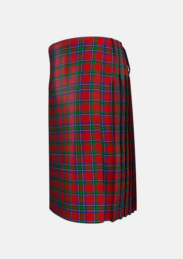 Traditional_Sinclair_tartan_left_image_with_pleated_design_and_adjustable_buckles_for_men