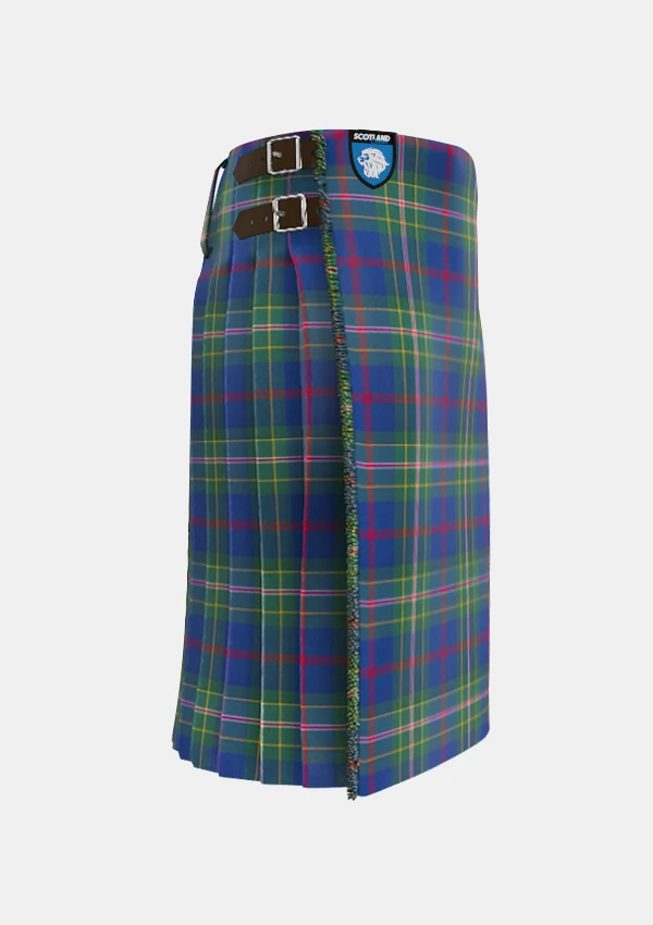 Traditional_Singh_tartan_2600_kilt_right_image_with_pleated_design_and_adjustable_buckles_for_men
