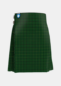 Traditional_Skene_Hunting_Tartan_kilt_1586_front_image_with_pleated_design_and_adjustable_buckles_for_men