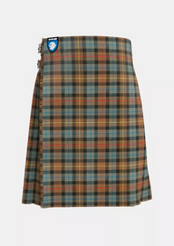 Traditional_Smith_Weathered_tartan_kilt_front_image_with_pleated_design_and_adjustable_buckles_for_men