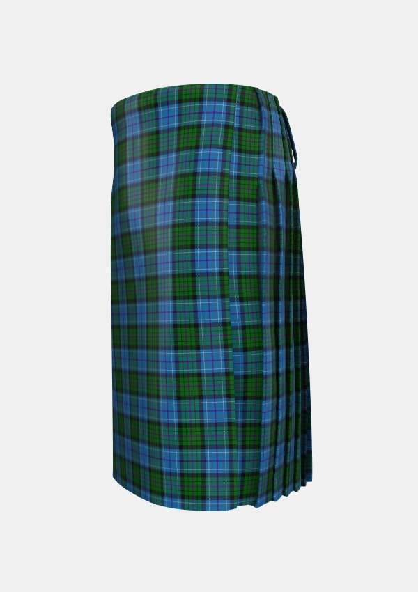 Traditional_Smithers_Tartan_2227_kilt_left_image_with_pleated_design_and_adjustable_buckles_for_men