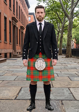 Traditional_Somerville_Ancient_Tartan_Kilt_and_Argyle_Jacket_Kilt_Outfit_front_image