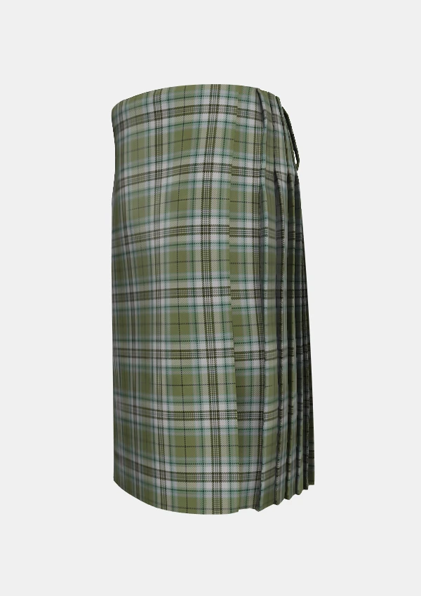 Traditional_Spirit_of_Loch_Ness_tartan_left_image_with_pleated_design_and_adjustable_buckles_for_men