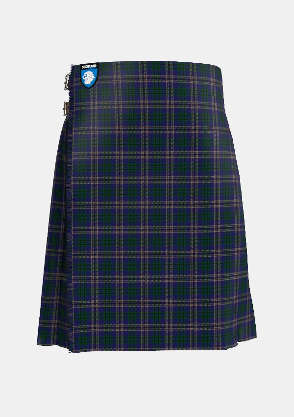 Traditional_St_Andrews_University_of_2398_kilt_front_image_with_pleated_design_and_adjustable_buckles_for_men