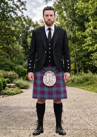 Traditional_Steele_William_Habib_Tartan_12597_Kilt_and_Argyle_Jacket_Kilt_Outfit_front_image