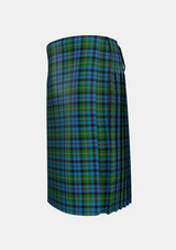 Traditional_Stephenson_Hunting_2_Tartan_770_kilt_left_image_with_pleated_design_and_adjustable_buckles_for_men