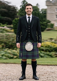 Traditional_Stephenson_Tartan_517_Kilt_and_Argyle_Jacket_Kilt_Outfit_front_image