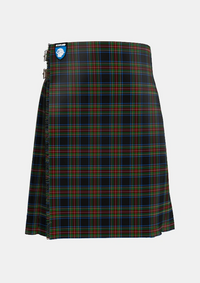 Traditional_Stewart_Black_Tartan_1061_kilt_front_image_with_pleated_design_and_adjustable_buckles_for_men