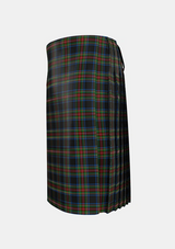Traditional_Stewart_Black_Tartan_1061_kilt_left_image_with_pleated_design_and_adjustable_buckles_for_men
