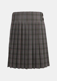Traditional_Stewart_Grey_tartan_back_image_with_pleated_design_and_adjustable_buckles_for_men