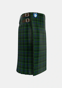 Traditional_Stewart_Hunting_1_Tartan_1916_kilt_right_image_with_pleated_design_and_adjustable_buckles_for_men