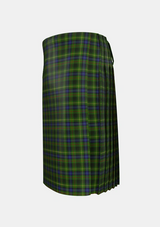 Traditional_Stewart_Hunting_One_Tartan_6327_kilt_left_image_with_pleated_design_and_adjustable_buckles_for_men
