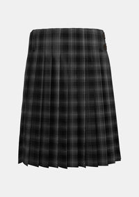 Traditional_Stewart_Mourning_1880_Tartan_1126_kilt_back_image_with_pleated_design_and_adjustable_buckles_for_men