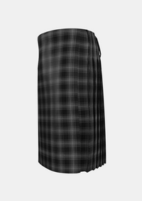 Traditional_Stewart_Mourning_1880_Tartan_1126_kilt_left_image_with_pleated_design_and_adjustable_buckles_for_men