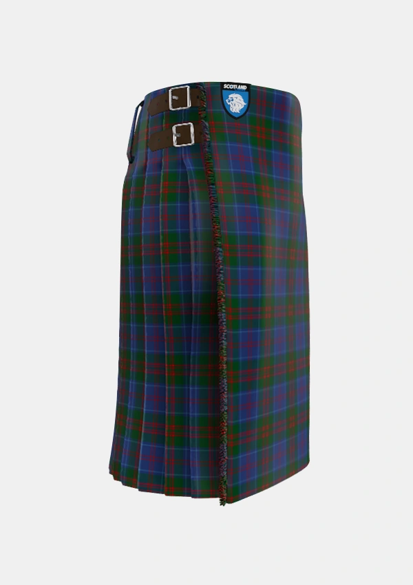 Traditional_Stewart_of_Appin_2_Tartan_428_kilt_right_image_with_pleated_design_and_adjustable_buckles_for_men