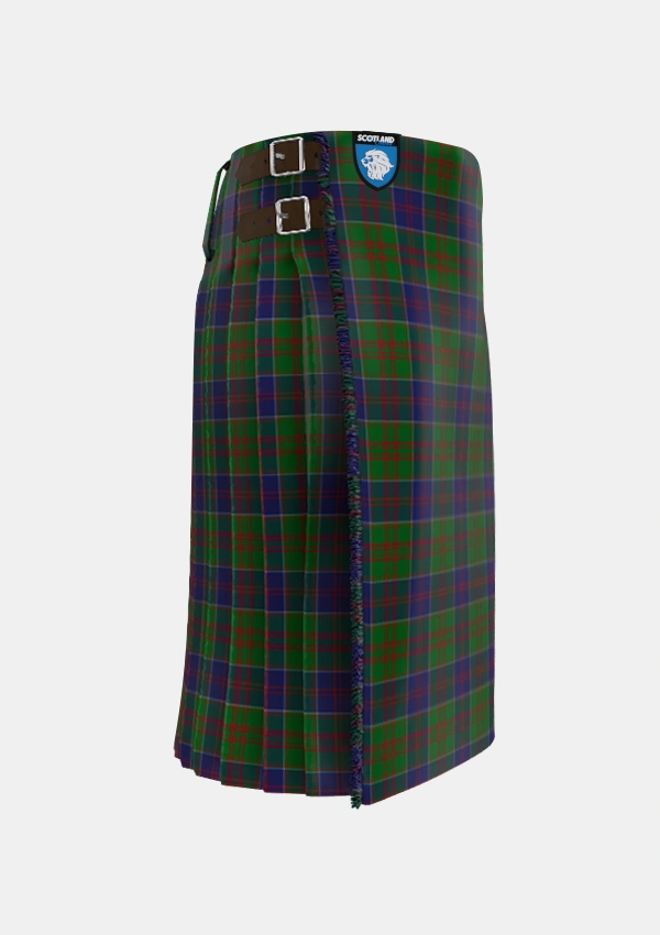 Traditional_Stewart_of_Appin_Hunting_Tartan_430_kilt_right_image_with_pleated_design_and_adjustable_buckles_for_men