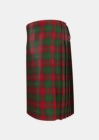 Traditional_Stewart_of_Appin_Two_Tartan_839_kilt_left_image_with_pleated_design_and_adjustable_buckles_for_men