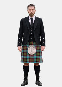 Traditional_Stirling_Bannockburn_Tartan_Kilt_and_Argyle_Jacket_Kilt_Outfits_front_image