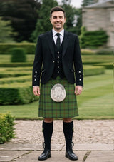 Traditional_Strachan_Hunting_tartan_13033_Kilt_and_Argyle_Jacket_Kilt_Outfit_front_image