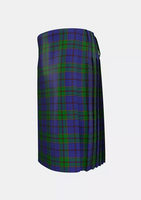 Traditional_Strachan_Tartan_2601_kilt_left_image_with_pleated_design_and_adjustable_buckles_for_men