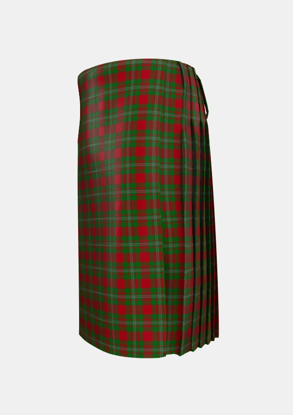 Traditional_Strang_Personal_Tartan_4168_kilt_left_image_with_pleated_design_and_adjustable_buckles_for_men