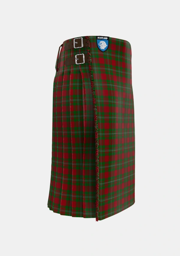 Traditional_Strang_Personal_Tartan_4168_kilt_right_image_with_pleated_design_and_adjustable_buckles_for_men