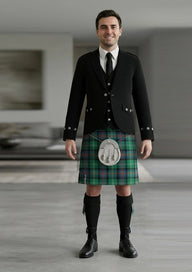 Traditional_Sutherland_tartan_Kilt_and_Argyle_Jacket_Kilt_Outfit_front_image