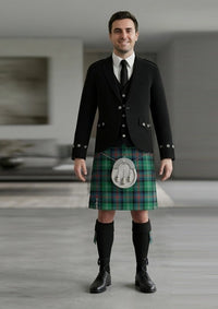 Traditional_Sutherland_tartan_Kilt_and_Argyle_Jacket_Kilt_Outfit_front_image