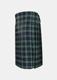 Traditional_Syme_Tartan_6376_kilt_left_image_with_pleated_design_and_adjustable_buckles_for_men
