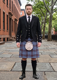 Traditional_Taggart_Tartan_10003_Kilt_and_Argyle_Jacket_Kilt_Outfit_front_image