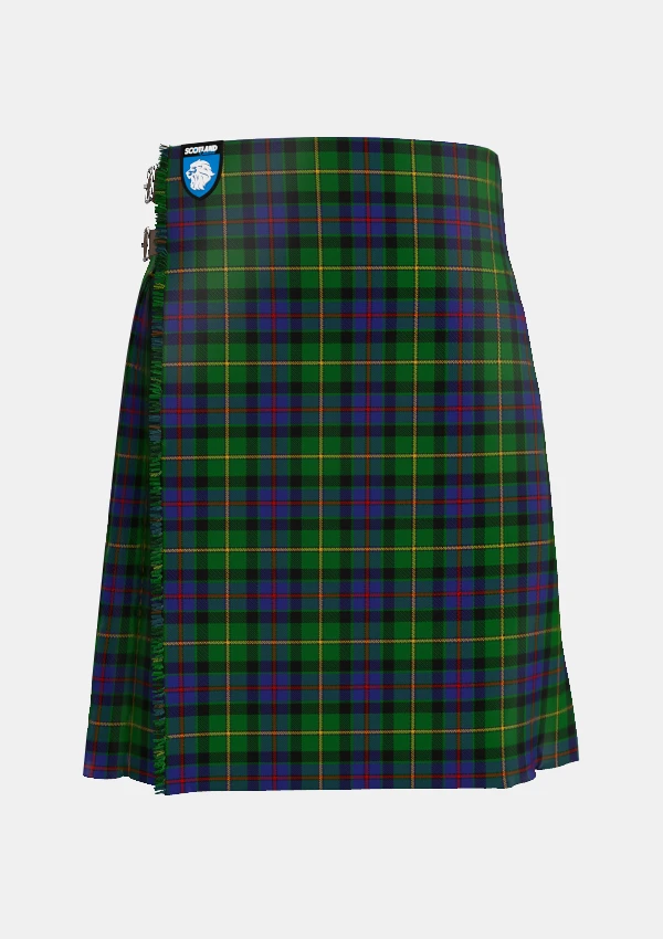 Traditional_Tait_tartan_5949_kilt_front_image_with_pleated_design_and_adjustable_buckles_for_men