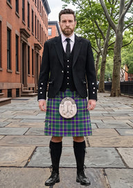 Traditional_Taylor_Weathered_Tartan_Kilt_and_Argyle_Jacket_Kilt_Outfit_front_image