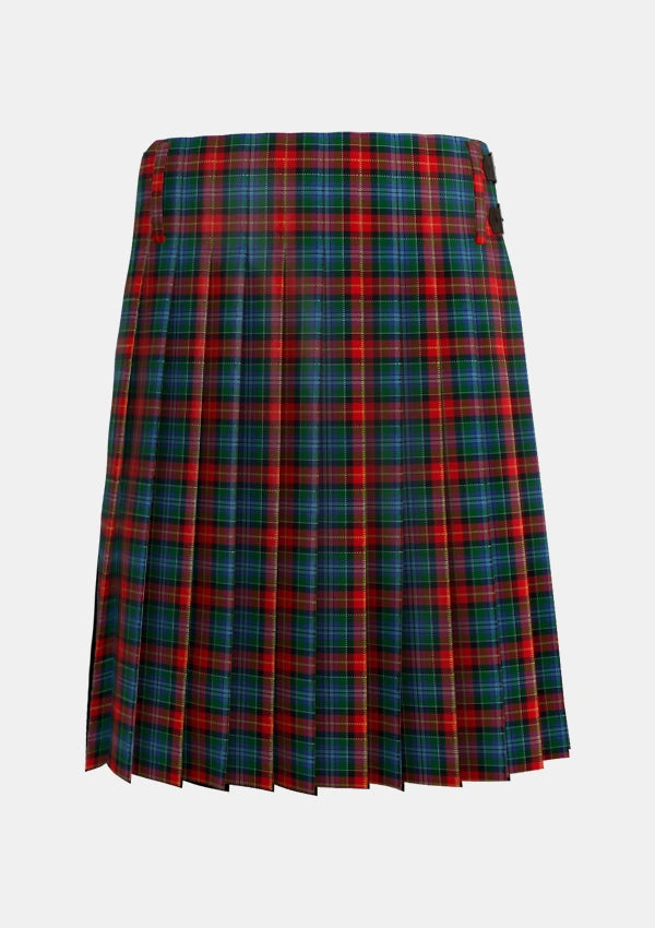Traditional_Teall_of_Teallach_Tartan_1065_kilt_back_image_with_pleated_design_and_adjustable_buckles_for_men