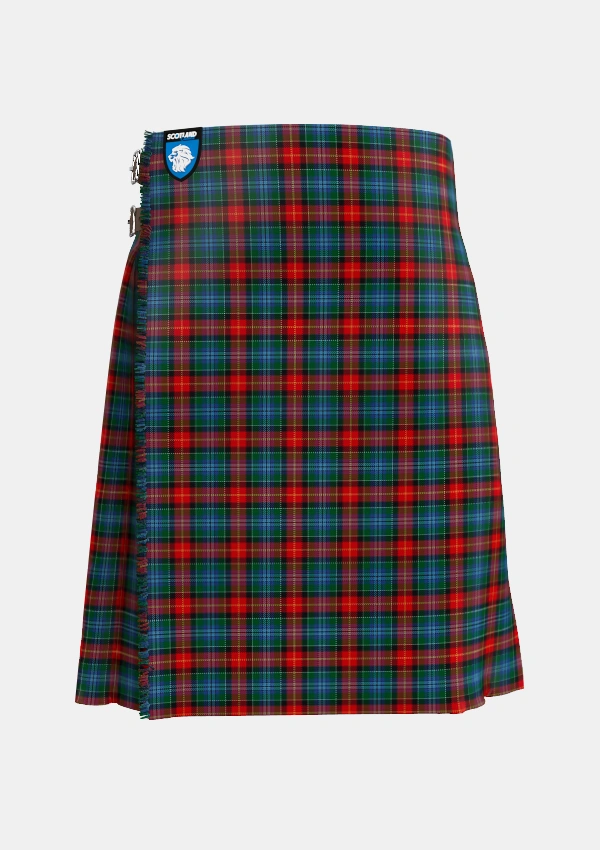 Traditional_Teall_of_Teallach_Tartan_1065_kilt_front_image_with_pleated_design_and_adjustable_buckles_for_men