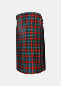 Traditional_Teall_of_Teallach_Tartan_1065_kilt_left_image_with_pleated_design_and_adjustable_buckles_for_men