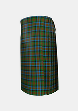 Traditional_Tennant_2_Tartan_1653_kilt_left_image_with_pleated_design_and_adjustable_buckles_for_men