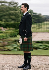 Traditional_Tennant_tartan_1110_Kilt_and_Argyle_Jacket_Kilt_Outfit_left_image
