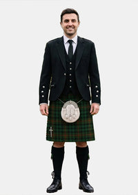 Traditional_Tennant_tartan_1110_Kilt_and_Argyle_Jacket_Kilt_Outfits_front_image