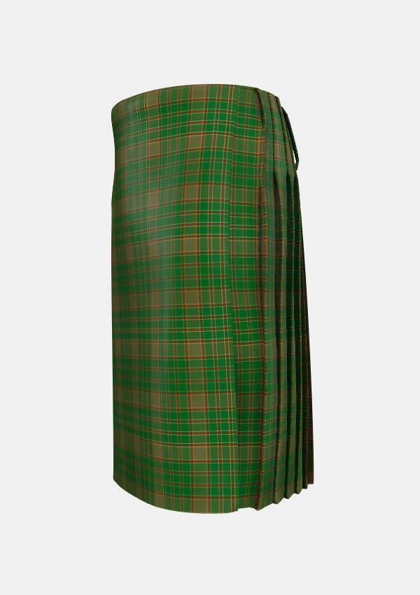 Traditional_Terry_Tartan_2204_kilt_left_image_with_pleated_design_and_adjustable_buckles_for_men