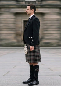 Traditional_Thompson_Grey_Tartan_3597_Kilt_and_Argyle_Jacket_Kilt_Outfit_left_image