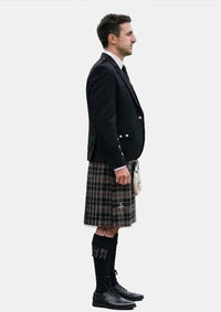 Traditional_Thompson_Grey_Tartan_3597_Kilt_and_Argyle_Jacket_Kilt_Outfits_right_image