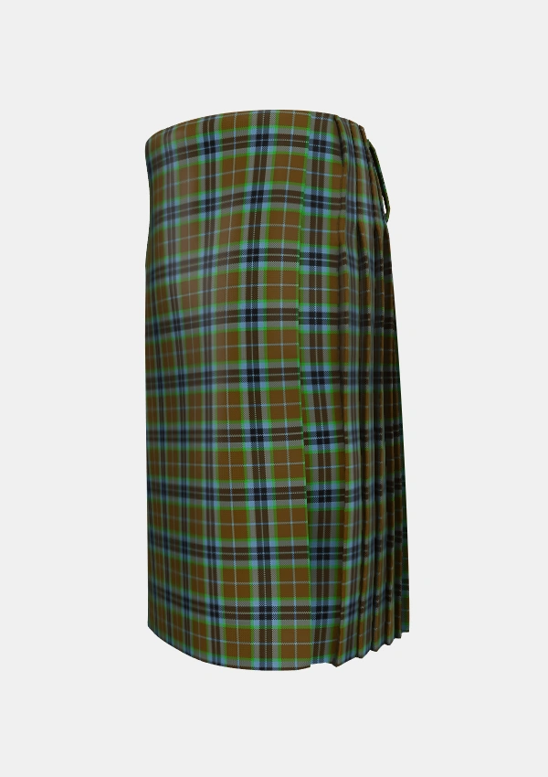Traditional_Thomson_Personal_Tartan_231_kilt_left_image_with_pleated_design_and_adjustable_buckles_for_men