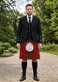 Traditional_Tipperary_County_Tartan_2249_Kilt_and_Argyle_Jacket_Kilt_Outfit_front_image