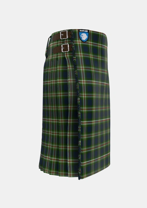 Traditional_Todd_2_Tartan_5107_kilt_right_image_with_pleated_design_and_adjustable_buckles_for_men