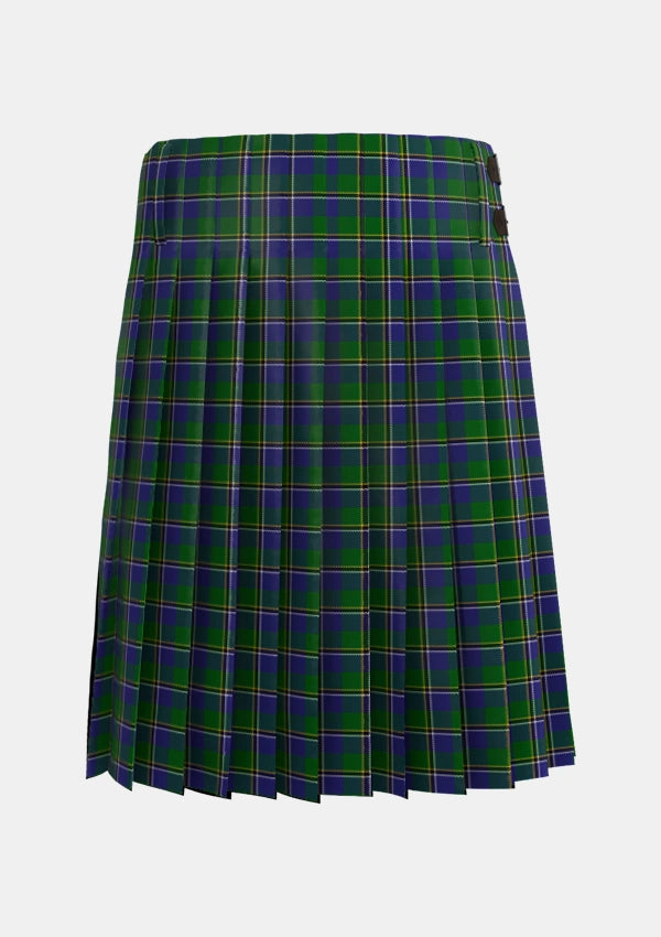 Traditional_Turnbull_Hunting_1983_2_Tartan_1265_kilt_back_image_with_pleated_design_and_adjustable_buckles_for_men